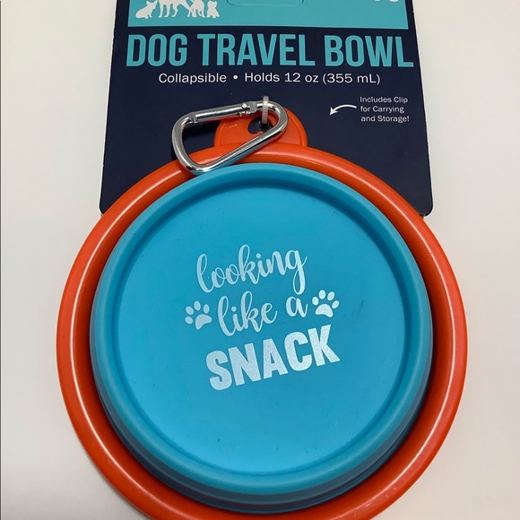 Tail Lights LED Pet Collar Leash Safety Light Collapsible 12oz Travel Bowl Set - Picture 5 of 7